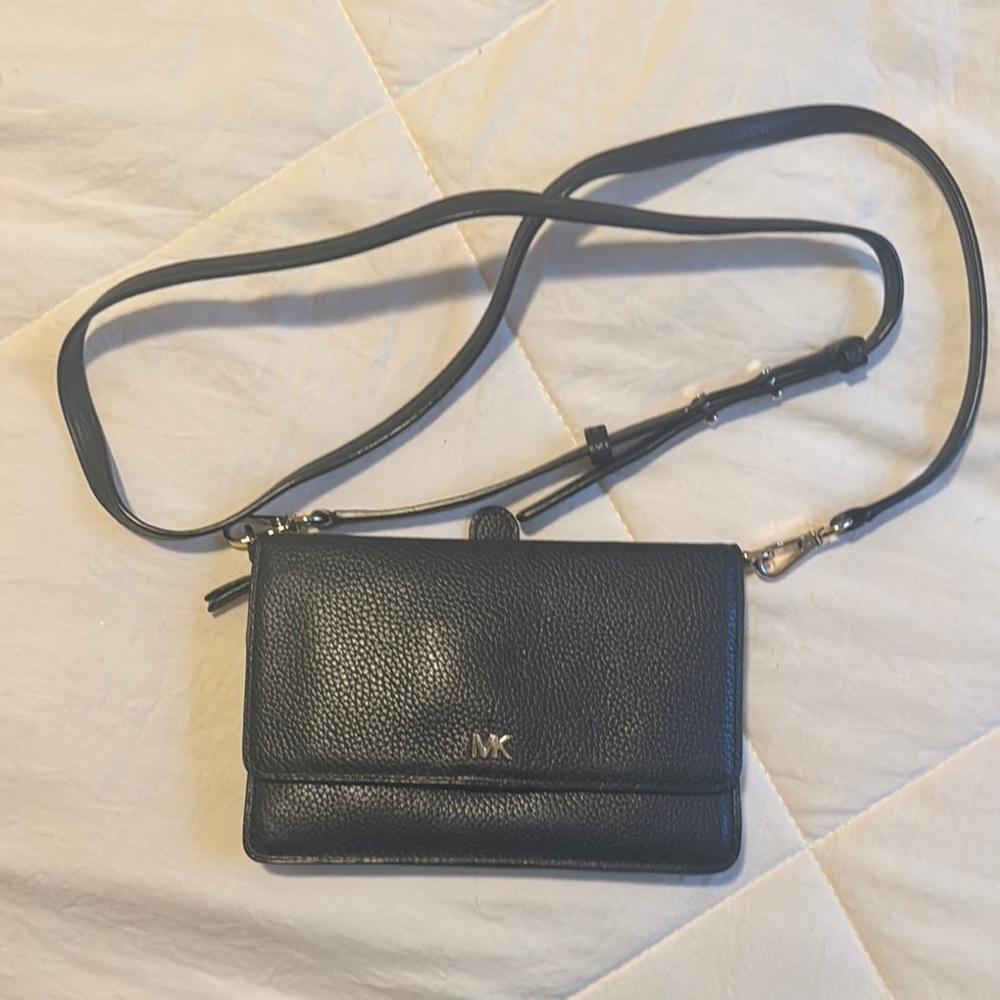 Michael Kors Black Crossbody Bag with Adjustable Strap
